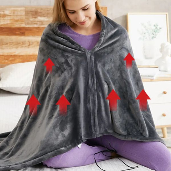 USB-Heated Shawl Blanket