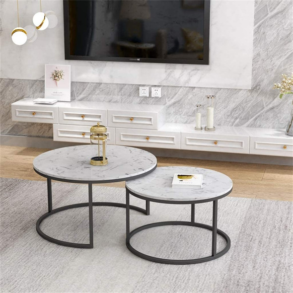 Set Of 2 Nested Coffee Table Set