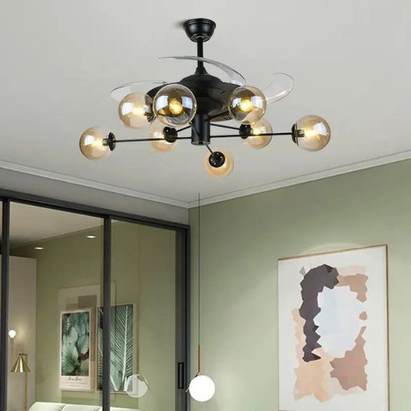 Nu Home - Modern 4 Blade Ceiling Fan Light