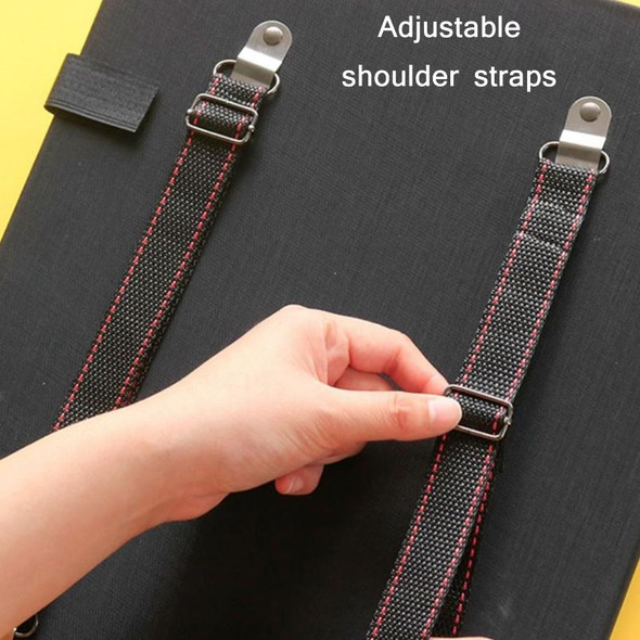 Backpack Portable Waterproof Sketch Clipboard, Specification: 4K (Black)