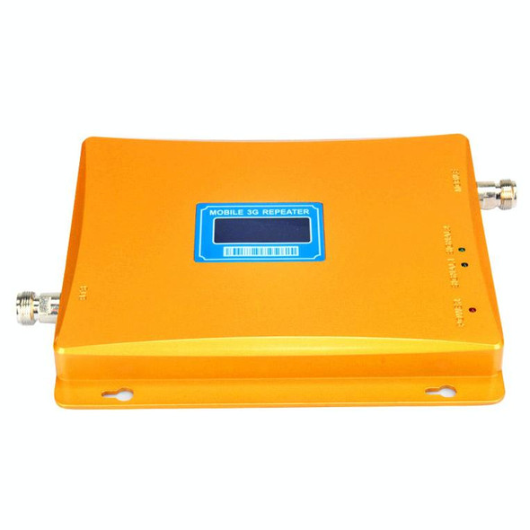 Mobile LED WCDMA 2100MHz & GSM 900MHz Signal Booster / Signal Repeater with Sucker Antenna(Gold)