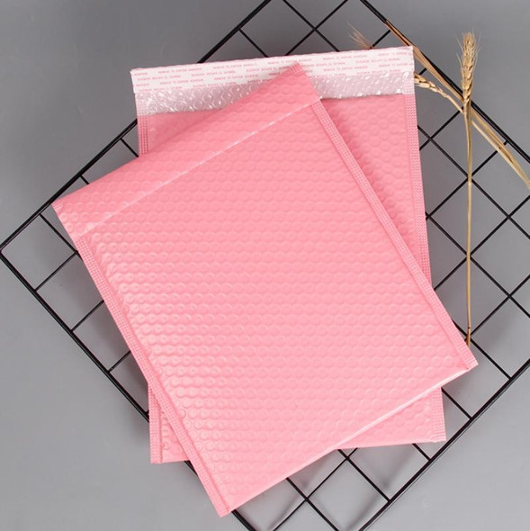 100 PCS Pink Co-Extrusion Film Bubble Bag Logistics Packaging Thickened Packaging Bag Size 13x18cm