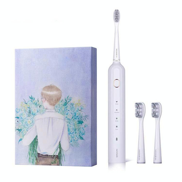 Adult Magnetic Levitation Sonic Level 7 Waterproof Electric Toothbrush(Gray)
