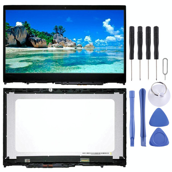 3840 x 2160 UHD OEM LCD Screen for Lenovo IdeaPad Flex 5-15 / Yoga 520 Digitizer Full Assembly with Frame (Black)