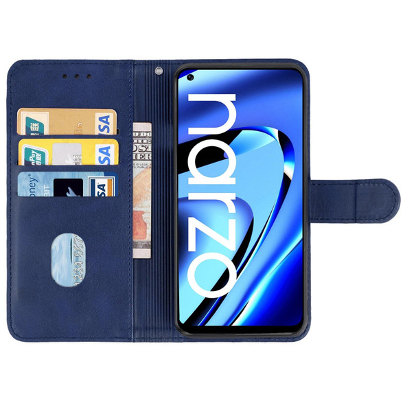 For OPPO Realme Narzo 50 Pro Leatherette Phone Case(Blue)