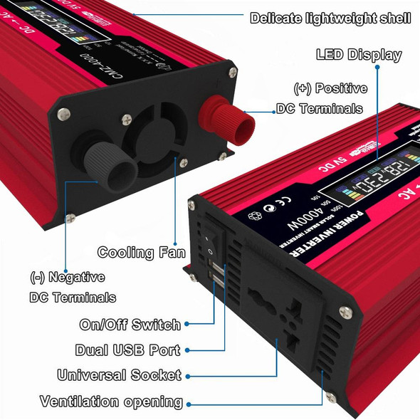 Zhi Zun Solar Power System Inverters+30A Controller+18W 18V Solar Panel, Specification: Black 12V To 110V