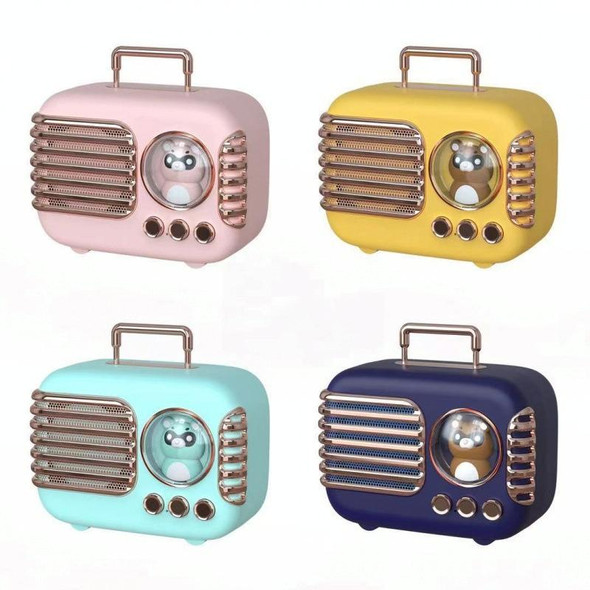 DW09 HD Sound Quality Portable USB Luggage Bluetooth Speaker(Light Blue)