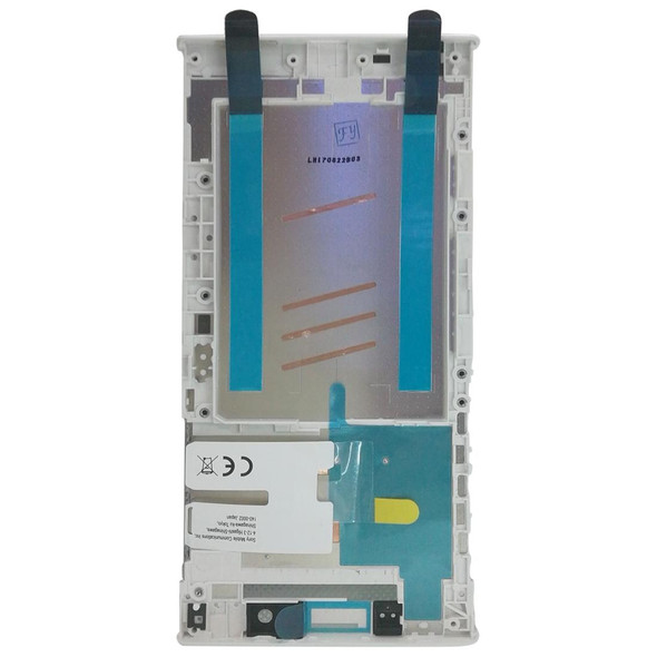 Front Housing LCD Frame Bezel for Sony Xperia L1 (White)