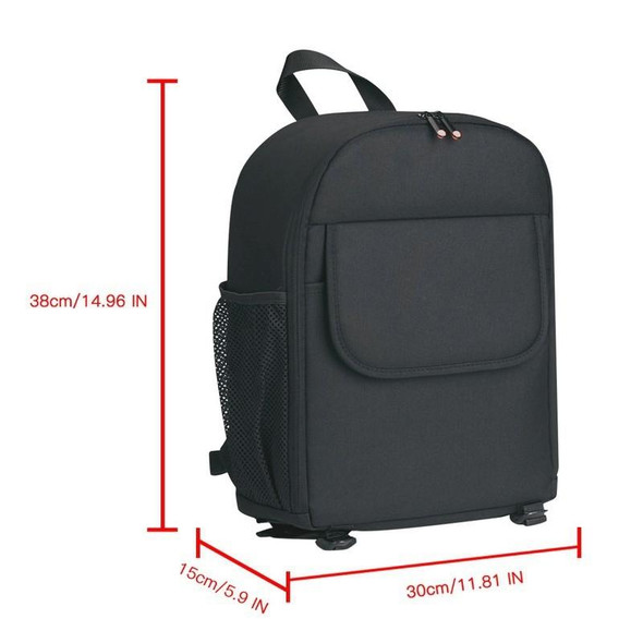 RCSTQ Backpack Shoulders Bag Storage Outdoor Travel Bag for DJI FPV Combo(Black)