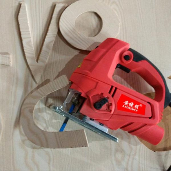 220V Jig Saw Electric Saw Woodworking Electric Tools Multifunction Chainsaw Hand Saws Wood Cutting Machine With Laser & 10 Saw Blade, EU plug