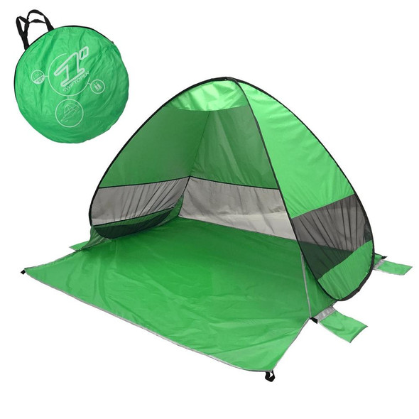 Automatic Instant Pop Up Tent Potable Beach Tent,Size:, Color: Green