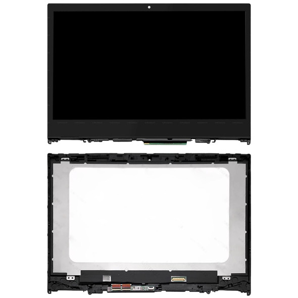 1366 x 768 HD OEM LCD Screen for Lenovo IdeaPad Flex 5-14 5-1470 5-1480 Digitizer Full Assembly with Frame (Black)