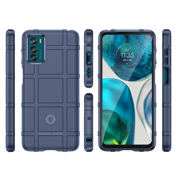 For Motorola Moto G42 Full Coverage Shockproof TPU Phone Case(Blue)