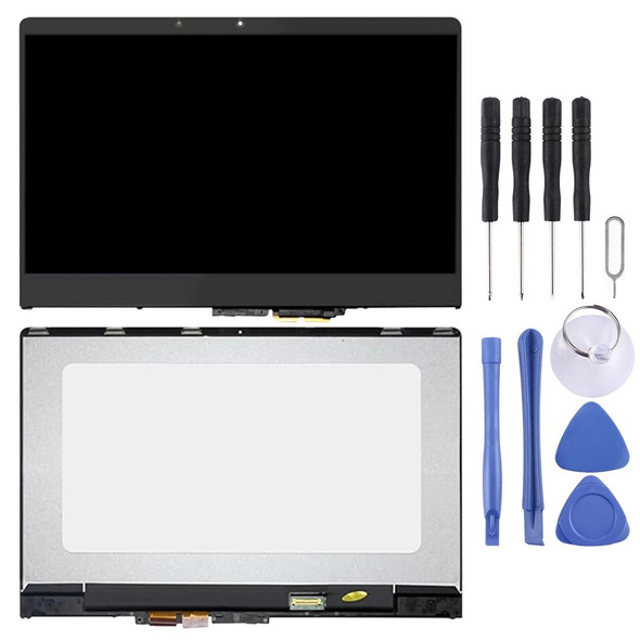 1920 x 1080 FHD OEM LCD Screen for Lenovo YOGA 710-14ISKIKB 5D10M14182 Digitizer Full Assembly with Frame (Black)