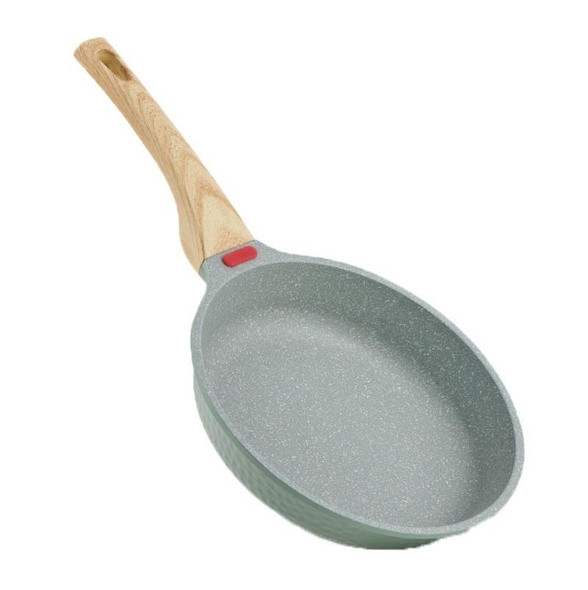 Maifan Stone Flat-Bottomed Non-Stick Pan Household Steak Frying Pan For Induction Cooker, Size:24cm(Without Lid)