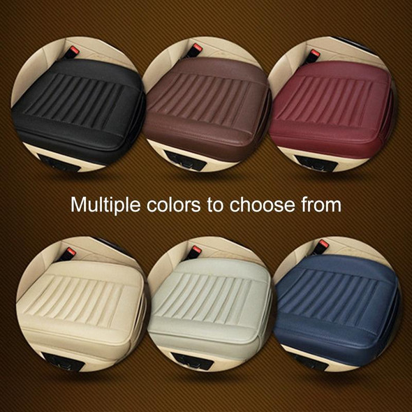 Car Four Seasons Universal Bamboo Charcoal Full Coverage Seat Cushion Seat Cover (Black)