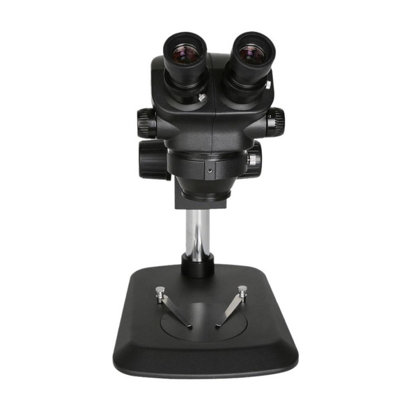 0.7X-50X Stereo Microscope Binocular Microscope With Light(Black)