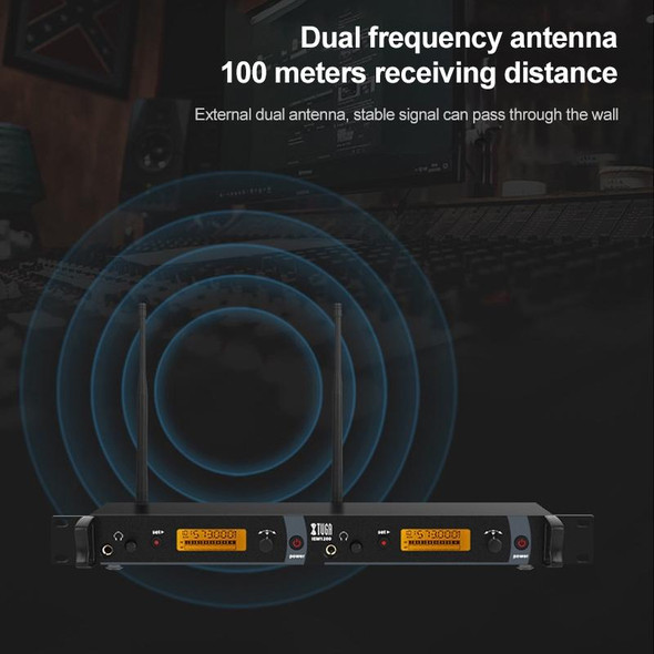 IEM1200 Wireless Transmitter 4 Bodypack Stage Singer In-Ear Monitor System(US Plug)