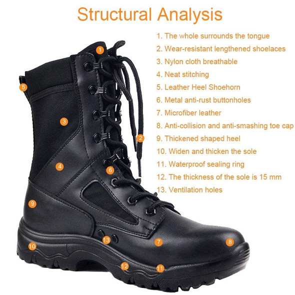CQB-001 Outdoor Sports Waterproof Breathable Hiking Boots, Spec: Standard Type(45)