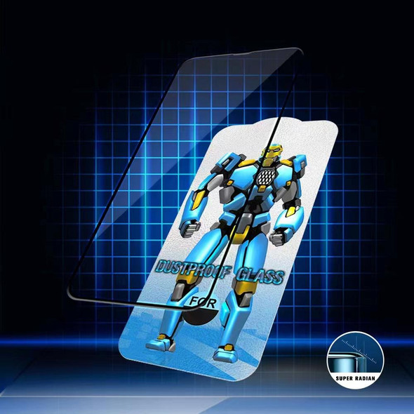 For iPhone 14 Pro HD Dust-proof Armor Tempered Glass Film