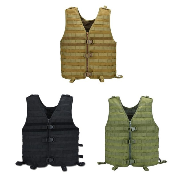Outdoor Sports Multifunctional Field Protection Vest, Color: Black(Free Size)