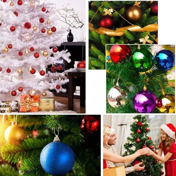 3 Boxes 3cm Home Christmas Tree Decor Ball Bauble Hanging Xmas Party Ornament Decorations(green)