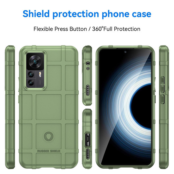 For Xiaomi 12T / Xiaomi 12T Pro / Redmi K50 Ultra Full Coverage Shockproof TPU Phone Case(Green)