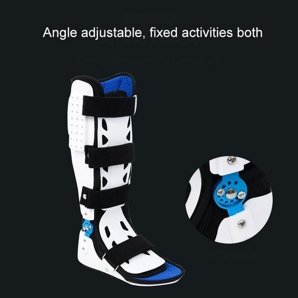 Calf Ankle Fracture Sprain Fixation Brace Plaster Shoe Foot Support Brace, Size: S Right(Long Version Without Baffle)