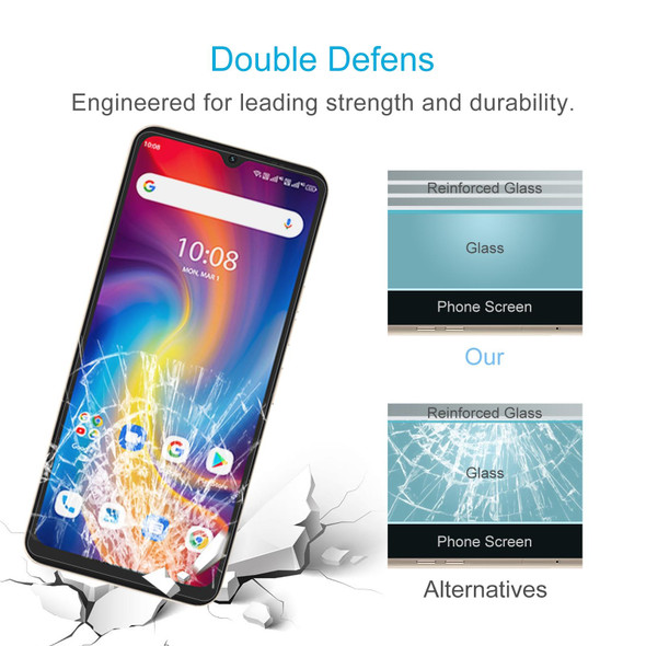 For UMIDIGI G1 Max 50 PCS 0.26mm 9H 2.5D Tempered Glass Film