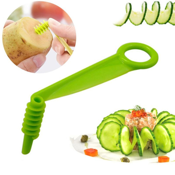 10 PCS Fruit Vegetable Manual Spiral Blade Slicer Potato Tower Knife