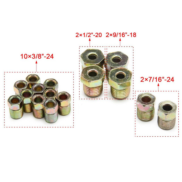 Car 25ft Zinc Plated Brass Brake Tube with Fittings