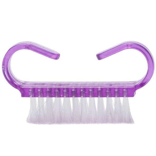 10 PCS Cleaning Brush Tools Nail Art Care Manicure Pedicure Remove Dust Small Angle Clean Brushes(Purple)