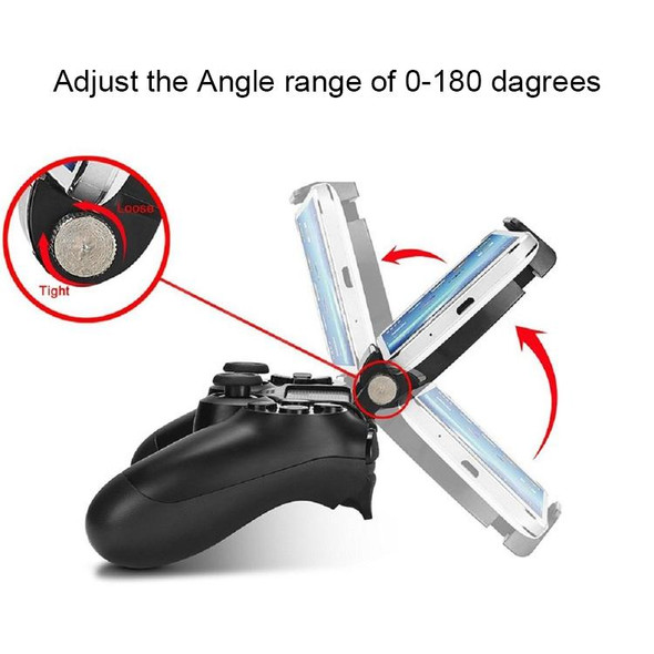 MB-822 Foldable Clip-type Game Console Handle Bracket for PS4 Controller, Maximum Stretch Length: 90mm
