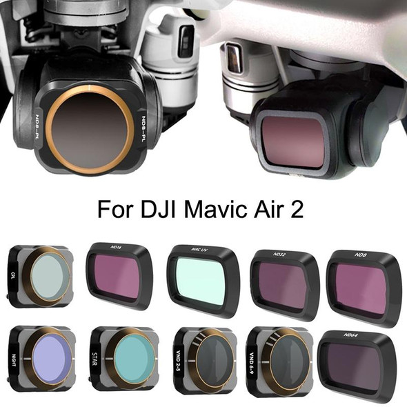 JSR For DJI Mavic Air 2 Motion Camera Filter, Style: ND2-5+ND6-9+Anti-light