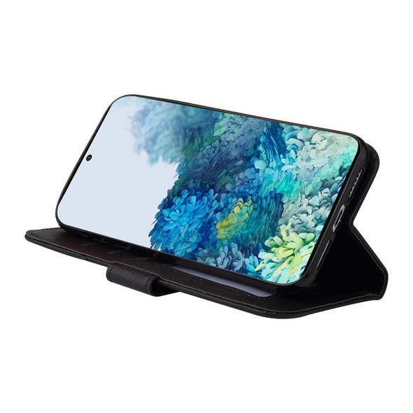 For Samsung Galaxy S20 GQUTROBE Right Angle Leatherette Phone Case(Black)