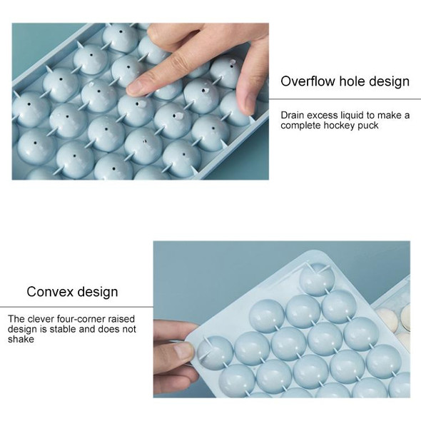 Creative Home Refrigerator Ice Box Ice Lattice Spherical Ice Cube Mould(Blue)