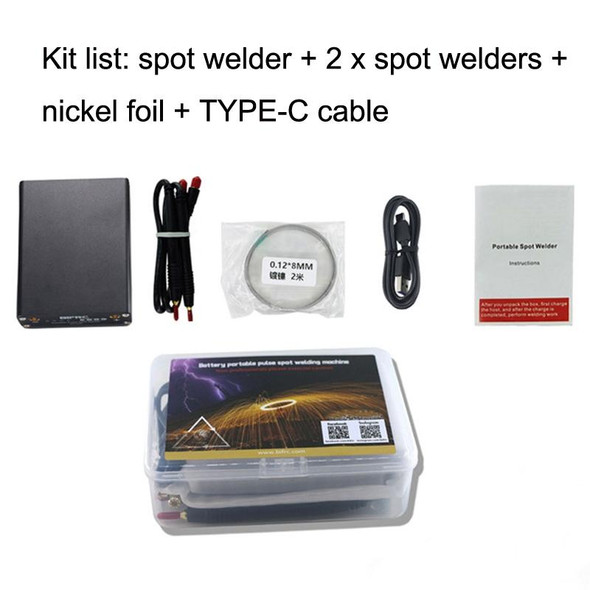 DH20 Pro+ Handheld DIY Mini Spot Welder with Quick Release, Style: Spot Welder+2 x Soldering Pen