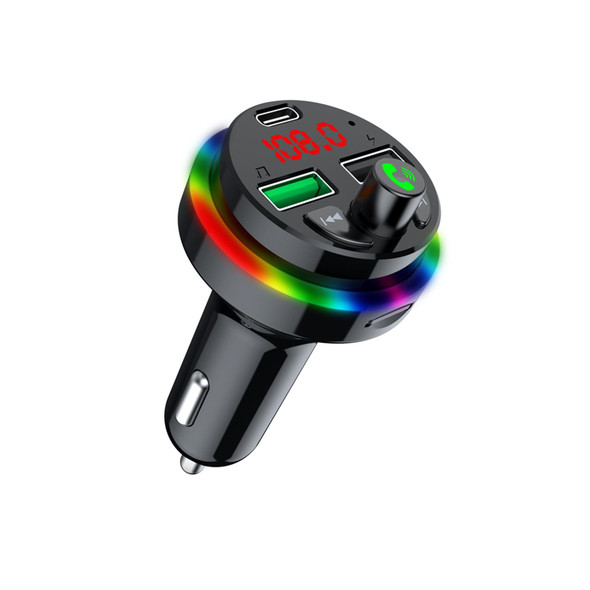 F17 3.1A Dual USB Charger Bluetooth 5.0 Car MP3 Player
