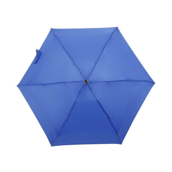 Mini Capsule Pocket Umbrella Windproof Foldable Travel Compact Umbrella(Blue)