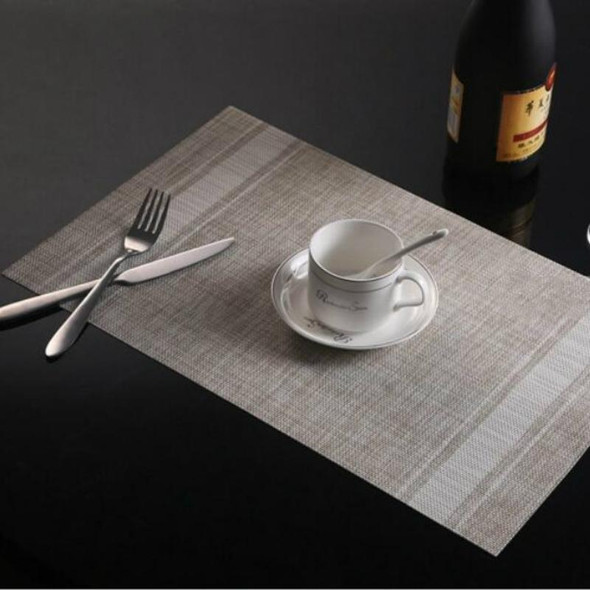 2pcs Fashion Bamboo Wood Placemats Anti-Slip Table Mat Waterproof Placemats, Size: 30x20cm