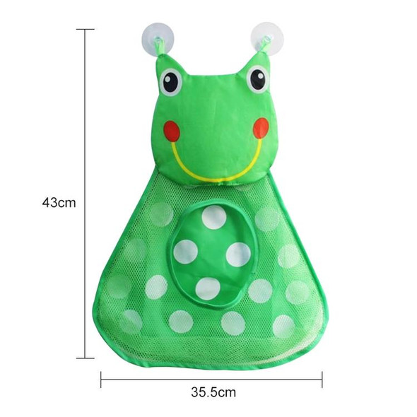 Baby Shower Toys Storage Organizer Kids Toy Storage Mesh Set For Bathroom(Frog)