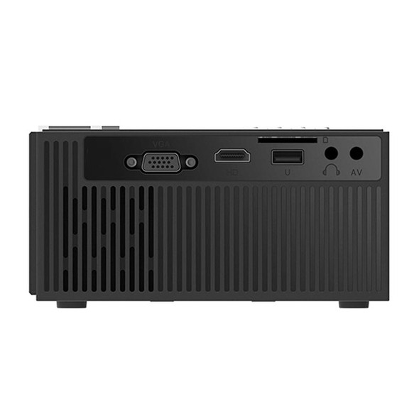 Cheerlux C7 1800 Lumens 800 x 480 720P 1080P HD WiFi Smart Projector, Support HDMI / USB / VGA / AV(Black)