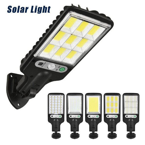 616 Solar Street Light LED Human Body Induction Garden Light, Spec: 108 COB With Remote Control