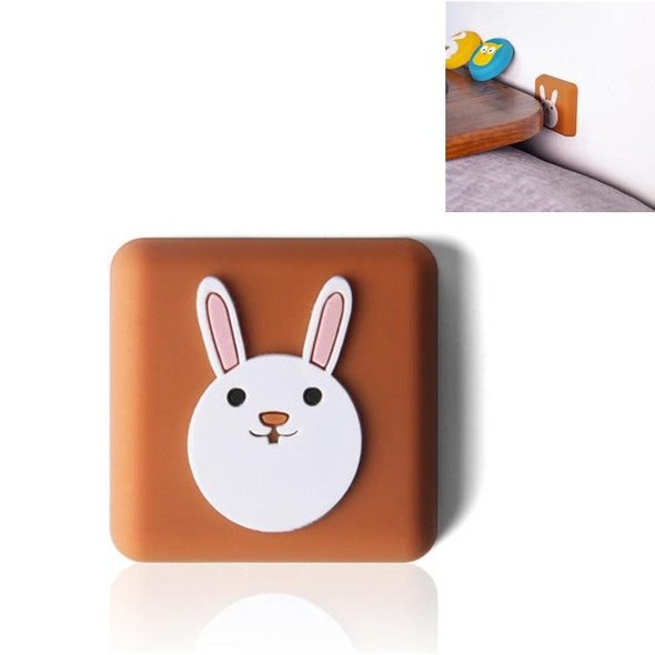 10 PCS Crash Pad for Wall Door Handle Silicone Cushion Pad(Rabbit)