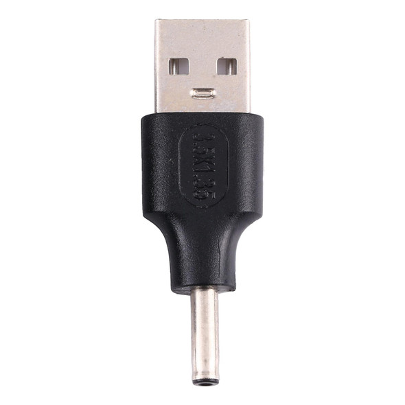 10 PCS 3.5x1.35mm Male to USB Male Adapter Connector