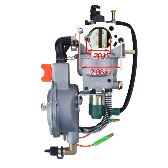 GX390 LPG NG 188F 5KW Natural Gas Generator Carburetor