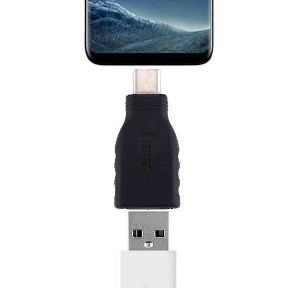 USB-C / Type-C Male to USB 3.0 Female OTG Converter Adapter, - Galaxy S8 & S8 + / LG G6 / Huawei P10 & P10 Plus / Xiaomi Mi6 & Max 2 and other Smartphones