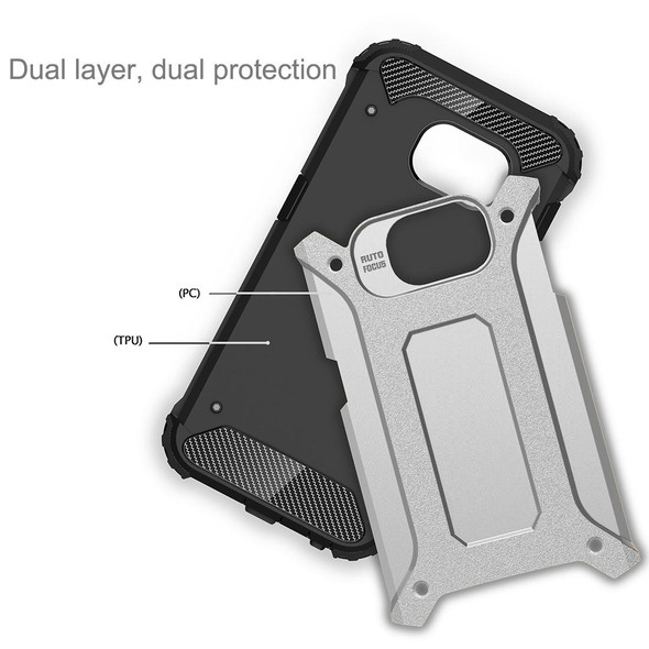 For Galaxy S6 / G920 Tough Armor TPU + PC Combination Case (Silver)