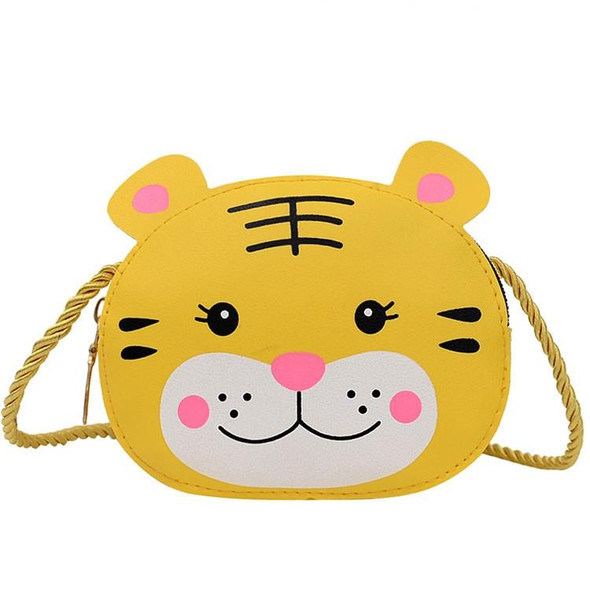 4 PCS Children Mini Cute Cartoon Single Shoulder Bags(Yellow Tiger)
