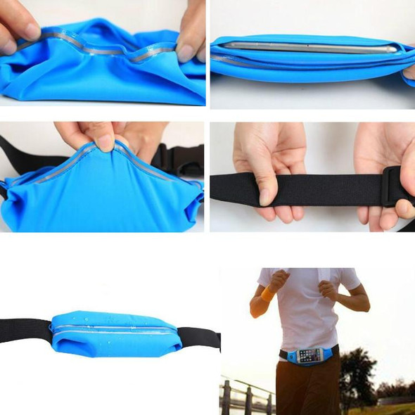 5 PCS Outdoor Sports Running Waist Bag Touch-screen Waterproof Bag(Green)
